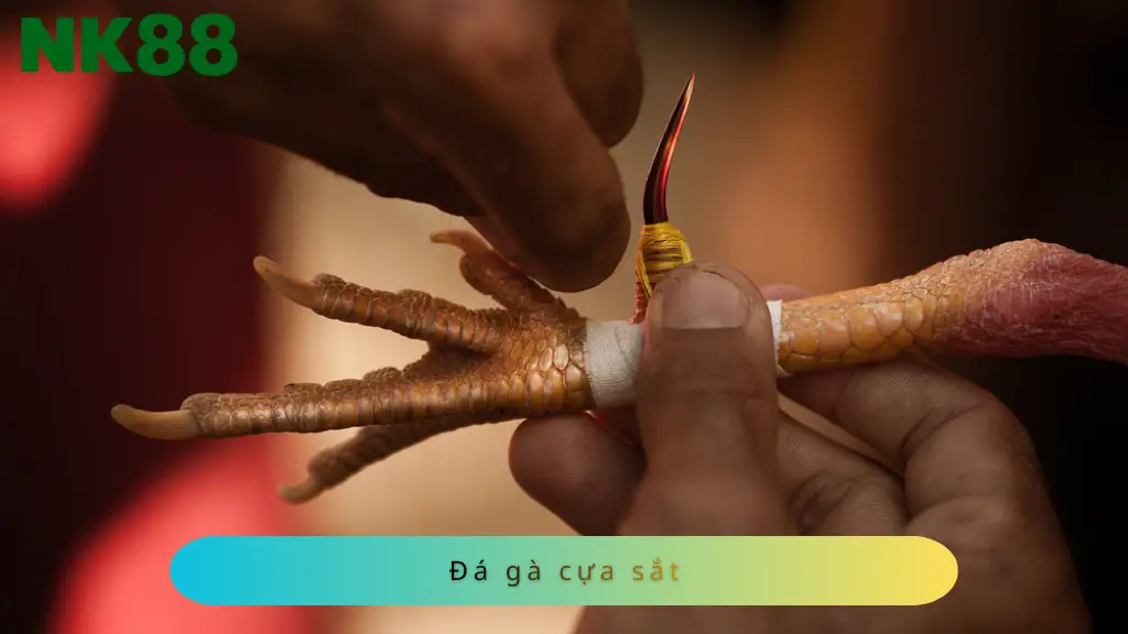 Hình thức đá gà cựa sắt tại sảnh NK88